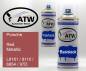 Preview: Porsche, Red Metallic, L8181 / 8110 / 6854 / 97D: 400ml Sprühdose + 400ml Klarlack - Set, von ATW Autoteile West.
